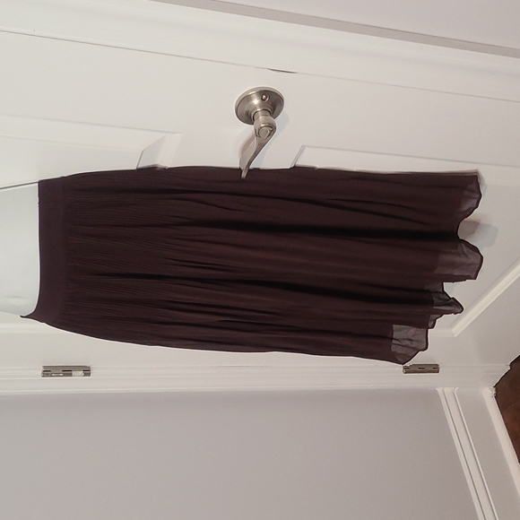 H&M Skirts Hm Pleated Midi Skirt Poshmark